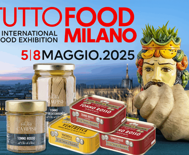 locandina Campisi Conserve al Tuttofood 5-8 maggio 2025