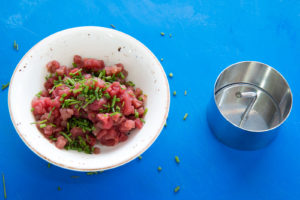 preparazione tartare tonno rosso